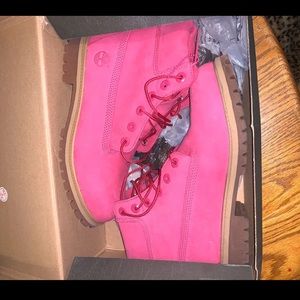 Pink Timberlands